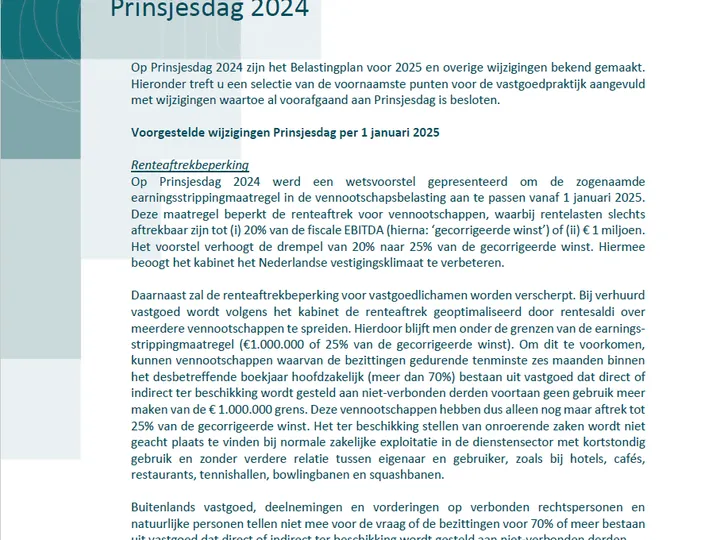 Prinsjesdag 2024