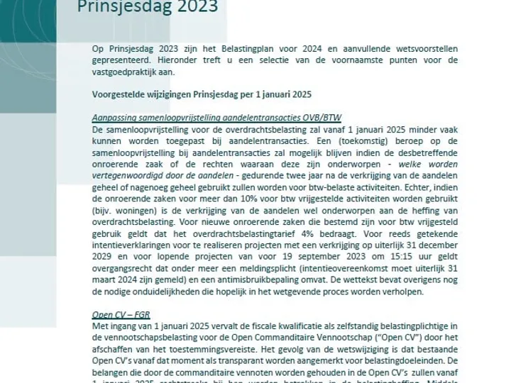 Prinsjesdag 2023